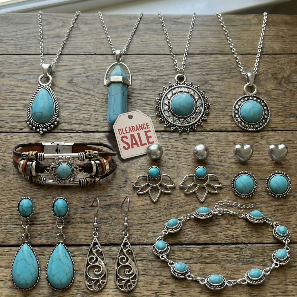 Blue Hawk 20pc Jewelry Set (Clearance Sale)